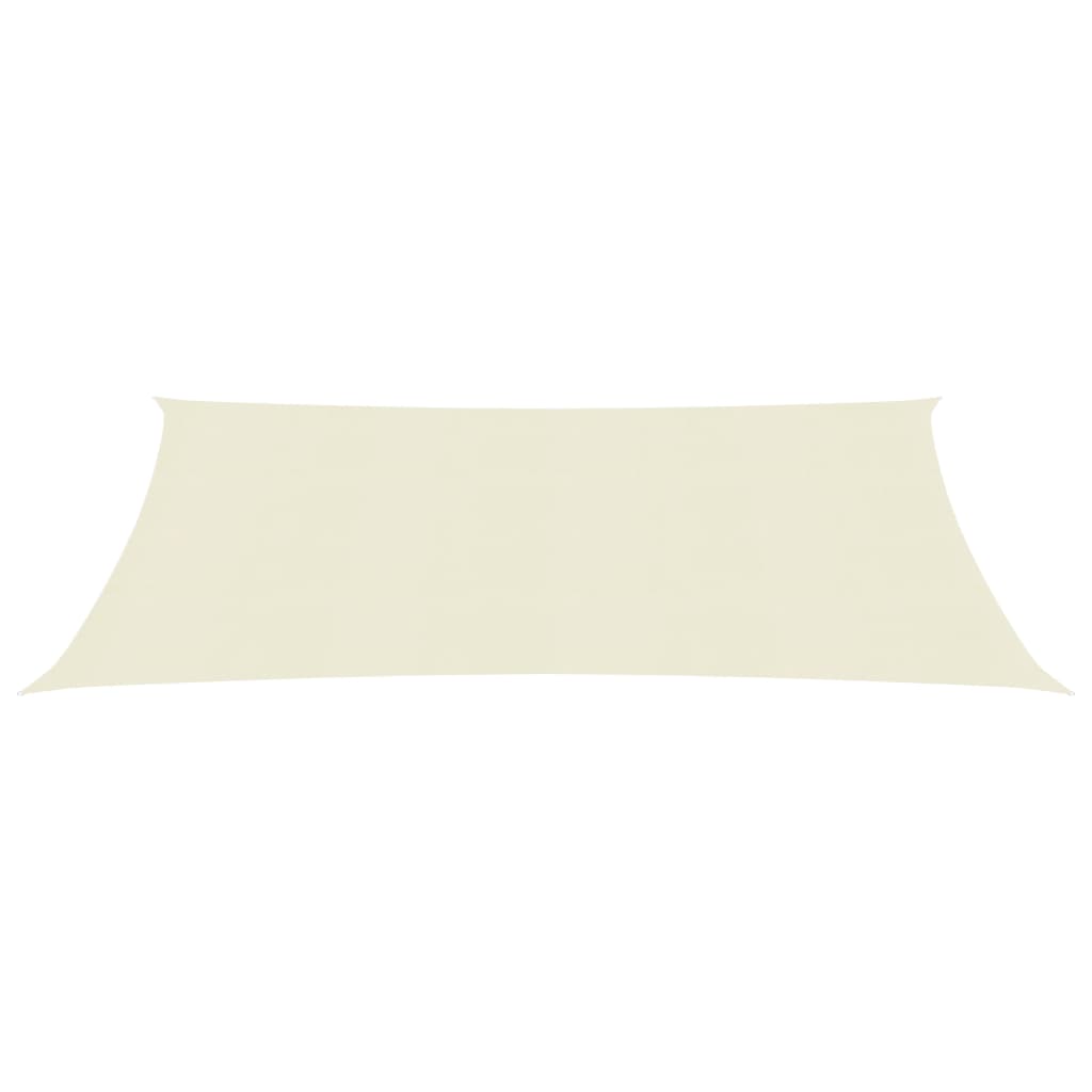 Vidaxl Zonnezeil 160 g m² 5x7 M HDPE -Creme -Colored