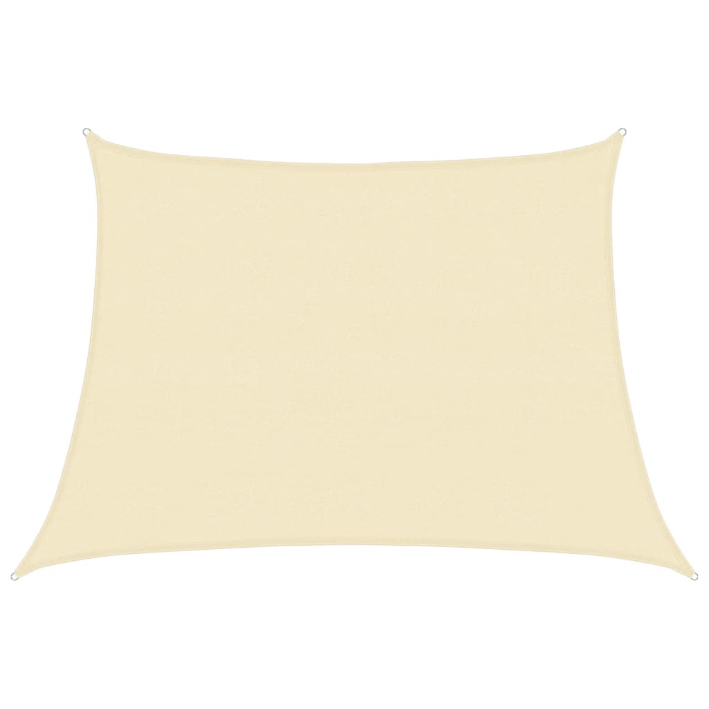 Vidaxl Zonnezeil 160 g m² 4 5x3 M HDPE -Creme -Colored