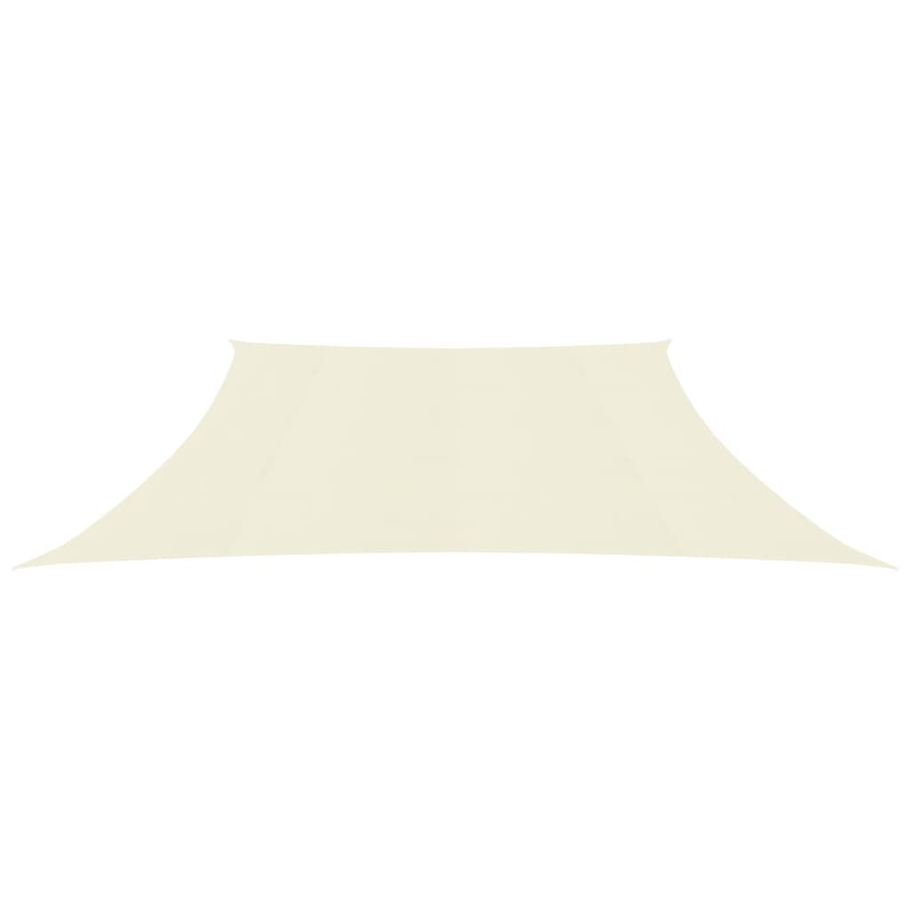 Vidaxl Zonnezeil 160 g m² 4 5x4 m crème HDPE -Colored