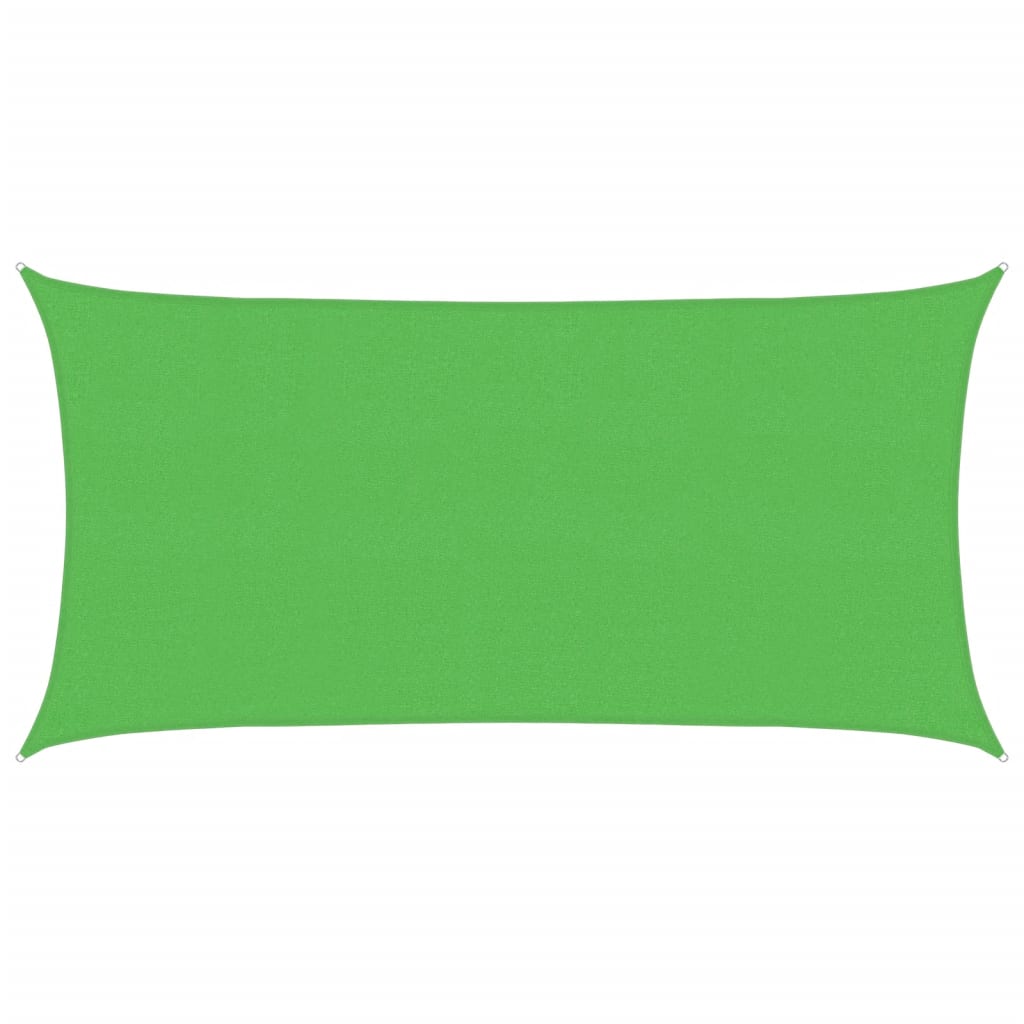 Vidaxl zonnezeil rectangular 160 g m² 2x3.5 m HDPE VERDE