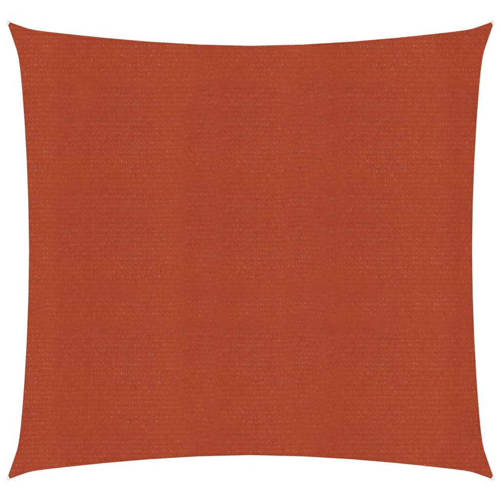 Vidaxl Zonnezeil 160 g m² 2x2 m HDPE Terracotta colored