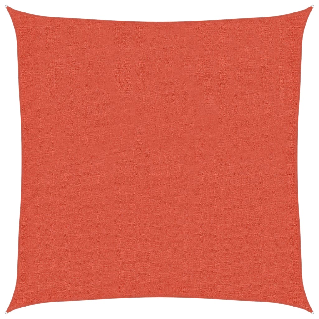 Vidaxl Zonnezeil 160 g m² Square 2.5x2.5 m HDPE Terracotta bright