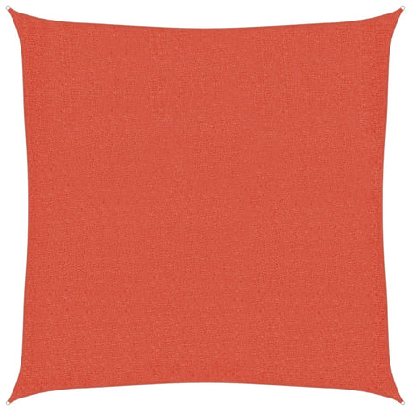 Vidaxl Zonnezeil 160 g m² kvadrat 2,5x2,5 m HDPE Terracotta Bright