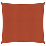 Vidaxl Zonnezeil 160 g m² čtverec 3,6x3,6 m Hdpe Terracotta Colored