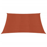 Vidaxl Zonnezeil 160 g m² kvadrat 3,6x3,6 m HDPE Terracotta färgad