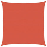 Vidaxl Zonnezeil 160 g m² kvadrat 4,5x4,5 m HDPE Terracotta Bright