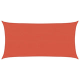 Vidaxl Zonnezeil 160 g m² 3x6 M HDPE Terrakotta gefärbt