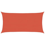 Vidaxl Zonnezeil 160 g m² 4x7 M HDPE Terracotta -gelöscht