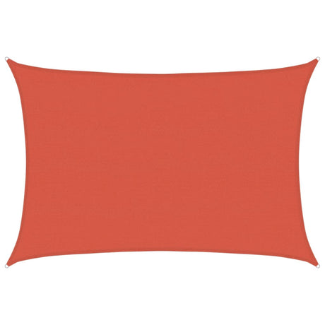 Vidaxl Zonnezeil 160 g m² 5x6 M HDPE Terracotta -Colored
