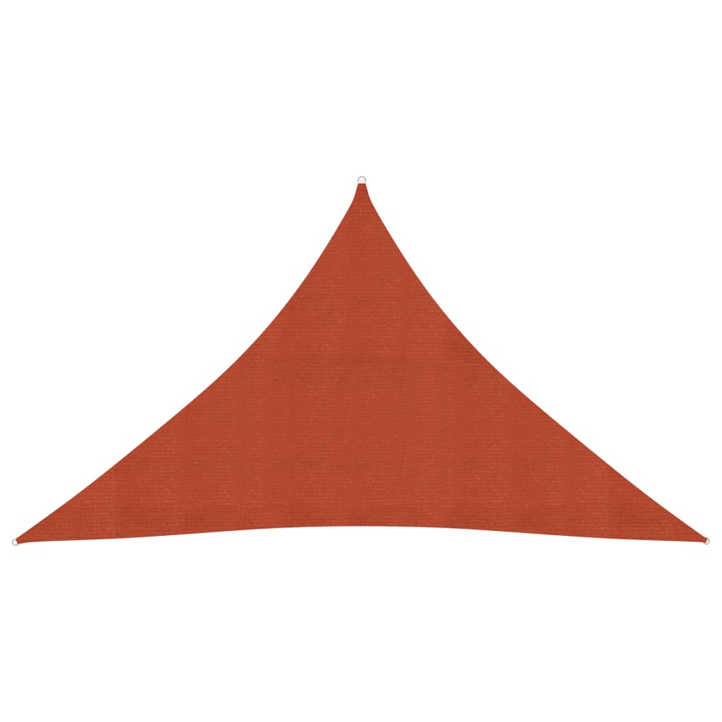 Vidaxl Zonnezeil 160 g m² 2,5x2,5x3,5 m HDPE Terracotta -Colored