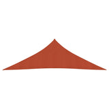 Vidaxl Zonnezeil 160 g m² 2.5x2.5x3.5 M HDPE Terracotta -Coled