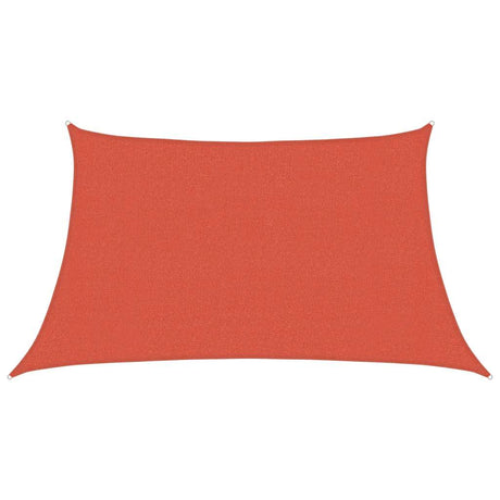 Vidaxl Zonnezeil 160 g m² 3 4x2 M HDPE Terrakotta gefärbt