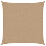 Vidaxl Zonnezeil 160 g m² 2,5 x 2,5 M HDPE Taupe