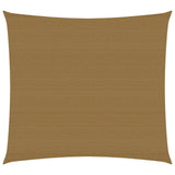 Vidaxl Zonnenzeechen 160 g m² 3.6x3.6 m hdpe Taupe