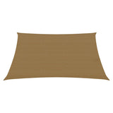 Vidaxl Zonnenzeechen 160 g m² 3.6x3.6 m hdpe Taupe