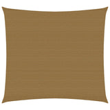 Vidaxl Zonnenzeechen 160 g m² 6x6 m Hdpe Taupe