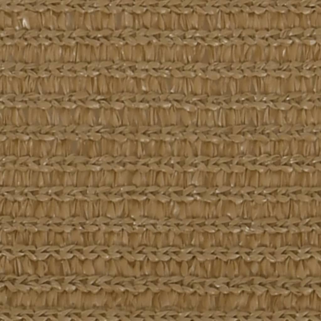 Vidaxl Zonnenzeechen 160 g m² 6x6 m Hdpe Taupe