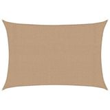 Vidaxx Sonnensegel 160 g m² 3x4 m HDPE Taupe