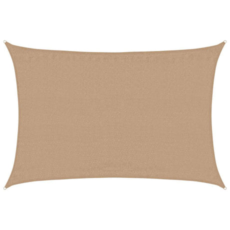 Vidaxl Zonnezeil 160 g m² 4x5 M HDPE Taupe