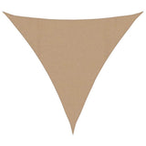Vidaxl Zonnezeil 160 g m² 4,5 x 4,5 x 4,5 M HDPE Taupe