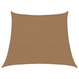 Bidaxl zonnezeil 160 g m² 3 4x3 m hdpe taupe