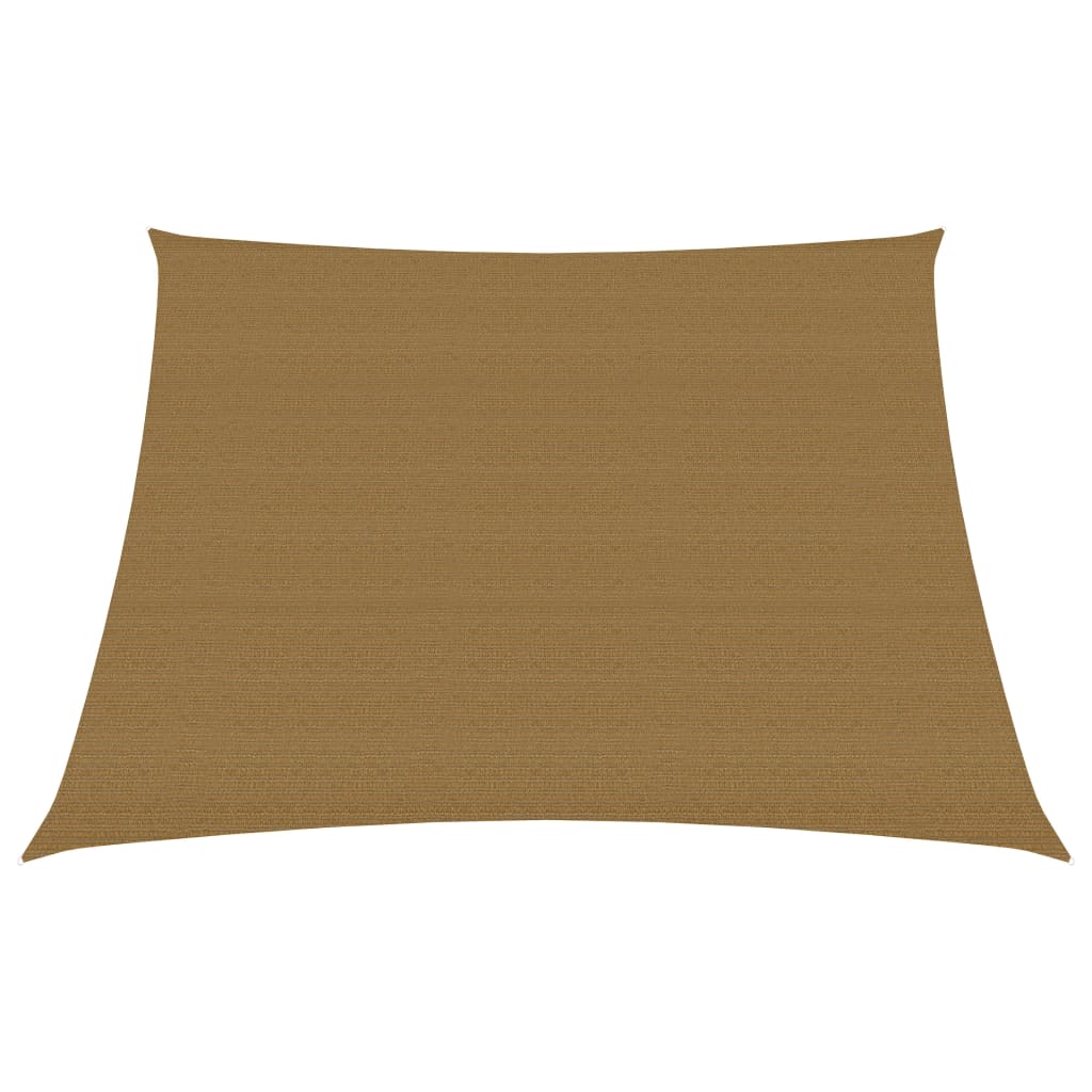 Bidaxl zonnezeil 160 g m² 4 5x3 m hdpe taupe