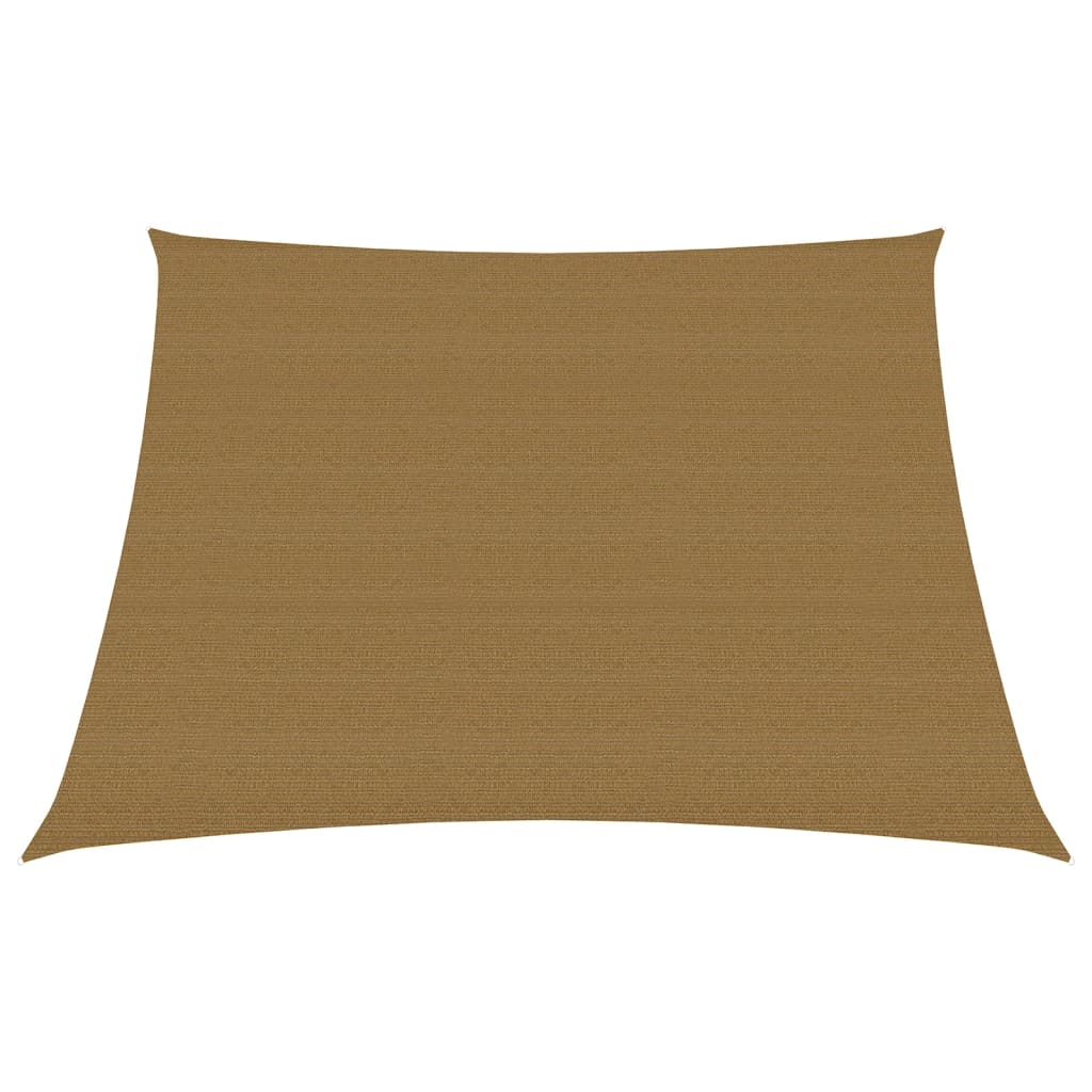 Vidaxl Zonnezeil 160 g m² 4 5x4 m hdpe taupe