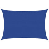 Vidaxl Zonnezeil 160 g m² rechteckig 3,5 x 4,5 M HDPE Blau