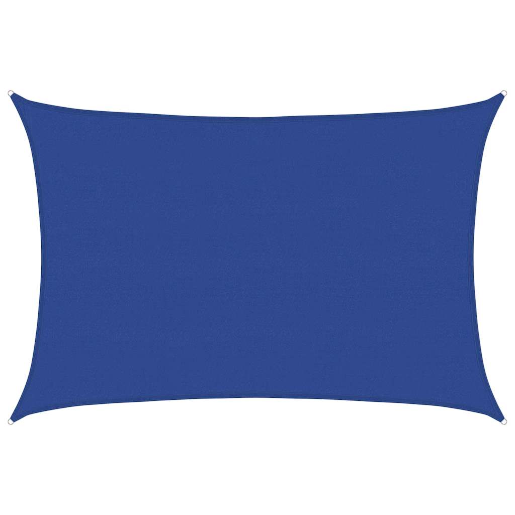 Vidaxl zonnezil 160 g m² rectangulaire 5x6 m en bleu HDPE