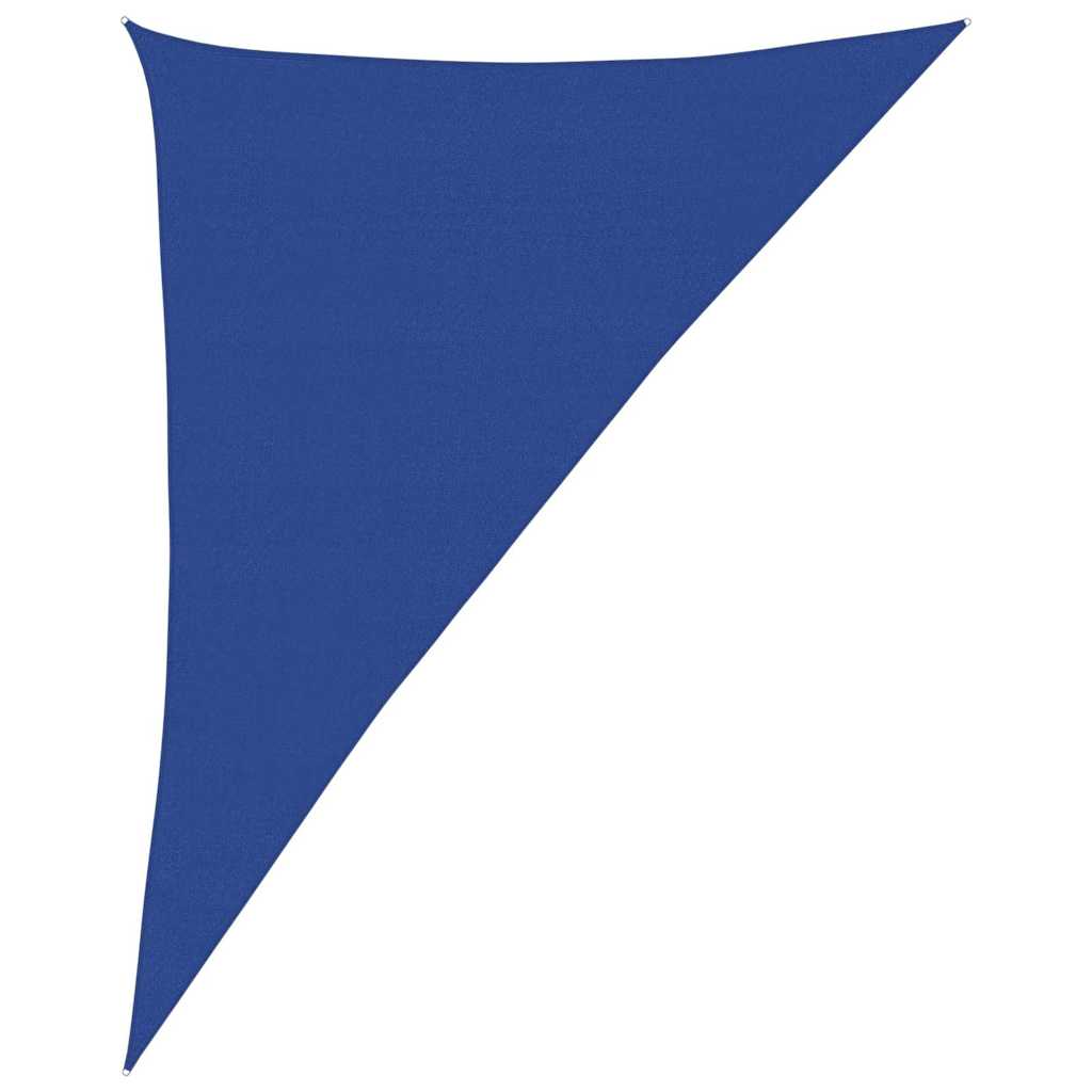 Vidaxl zonnezeil 160 g m² driehoekig 4x5x6,8 m hdpe blauw