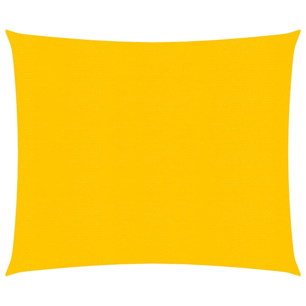 Vidaxl Zonnezeil 160 g m² Square 5x5 m HDPE yellow