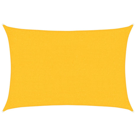 Vidaxl Zonnezeil 160 g m² rechteckig 2x2,5 M HDPE Gelb