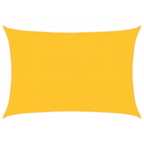 Vidaxl Zonnezeil 160 g m² 3x4 M HDPE Gelb