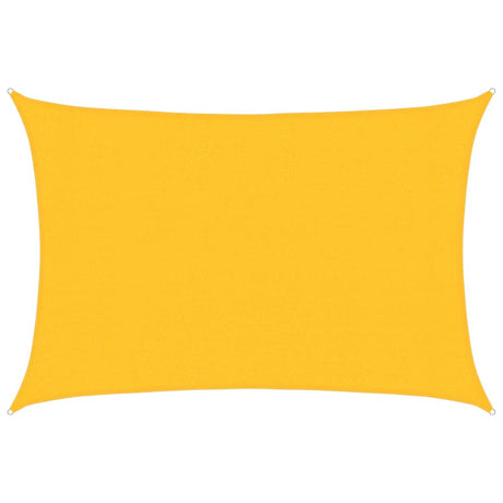 Vidaxl Zonnezeil 160 g m² 3x5 M HDPE Gelb