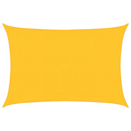 Vidaxl Zonnezeil 160 g m² rechteckig 3,5 x 5 m HDPE Gelb