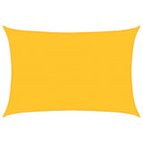 Vidaxl Zonnezeil 160 g m² rechteckig 5x6 M HDPE Gelb