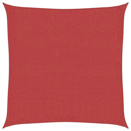 Vidaxl Zonnezeil 160 g m² 2,5 x 2,5 M HDPE -Rot