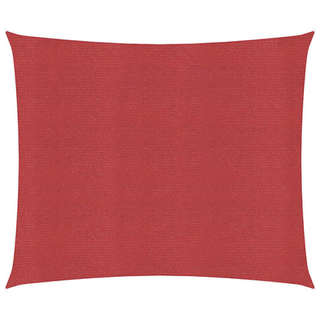 Vidaxl Zonnezeil 160 g m² 4,5 x 4,5 M HDPE -Rot