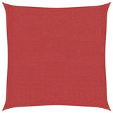 Vidaxl zonnezeil 160 g m² 7x7 m hdpe rood
