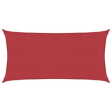Vidaxl Zonnezeil 160 g m² 2x3,5 M HDPE -Rot