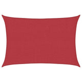 Vidaxl Zonnezeil 160 g m² 2,5 x 4 M HDPE -Rot