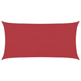 Vidaxl Zonnezeil 160 g m² 3x6 M HDPE -Rot