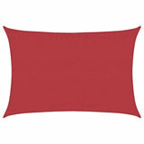 Vidaxl Zonnezeil 160 g m² 3,5 x 5 m HDPE -Rot