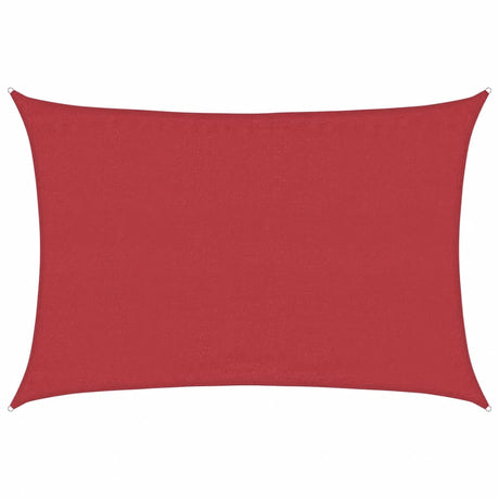 Vidaxl Zonnezeil 160 g m² 3,5 x 5 m HDPE -Rot