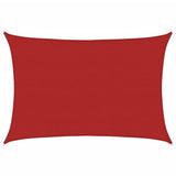 Vidaxl Zonnezeil 160 g m² 5x7 M HDPE -Rot