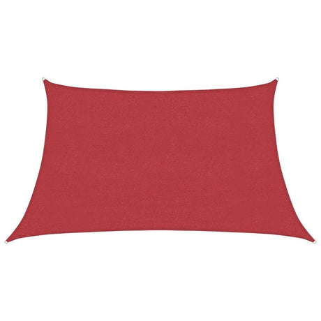 Vidaxl Zonnezeil 160 g m² 3 4x2 M HDPE -Rot