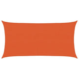 Vidaxl zonnenzeechen 160 g m² ass 2x3.5 m hdpe oranje