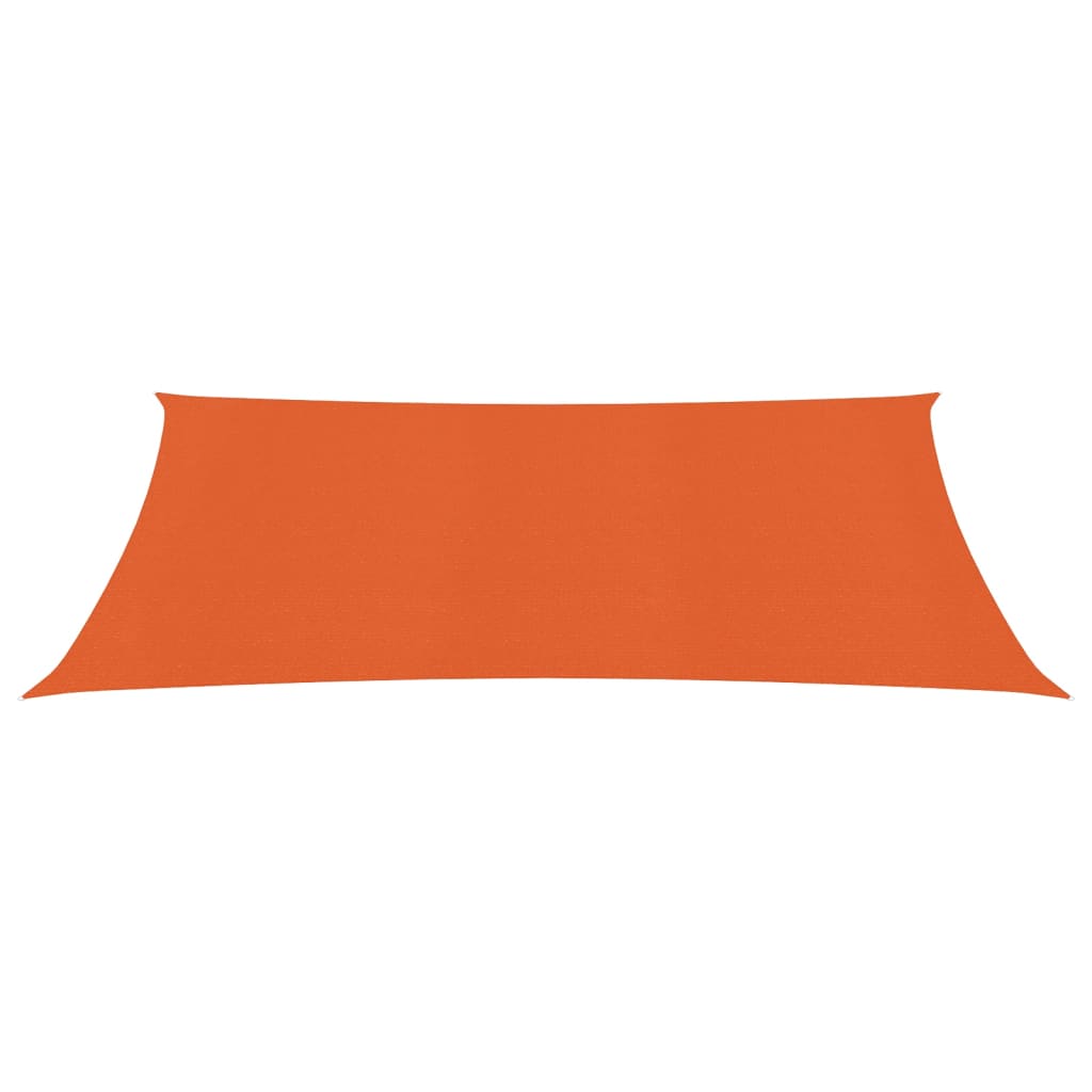 Bidaxl zonnezeil 160 g m² 2x4 m hdpe oranje