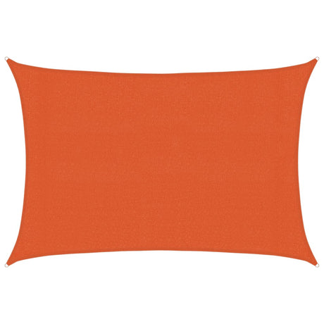 Vidaxl Zonnezeil 160 g m² rechteckig 3x5 M HDPE Oranje