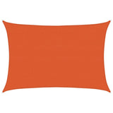 Vidaxl Zonnezeil 160 g m² rechteckig 4x5 M HDPE Oranje